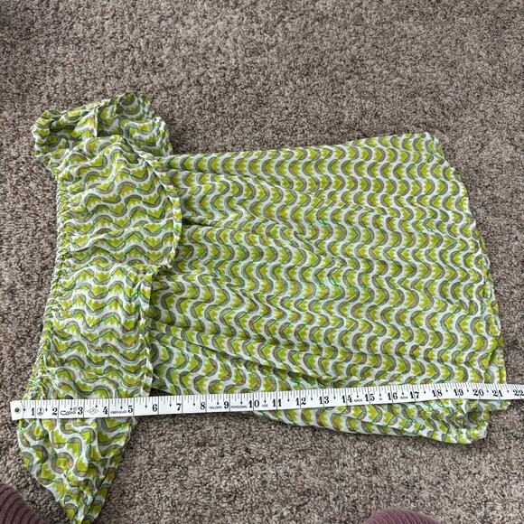 Oliphant Women’s Off the Shoulder Blouse Top Lightweight XS Beachy - Picture 9 of 10